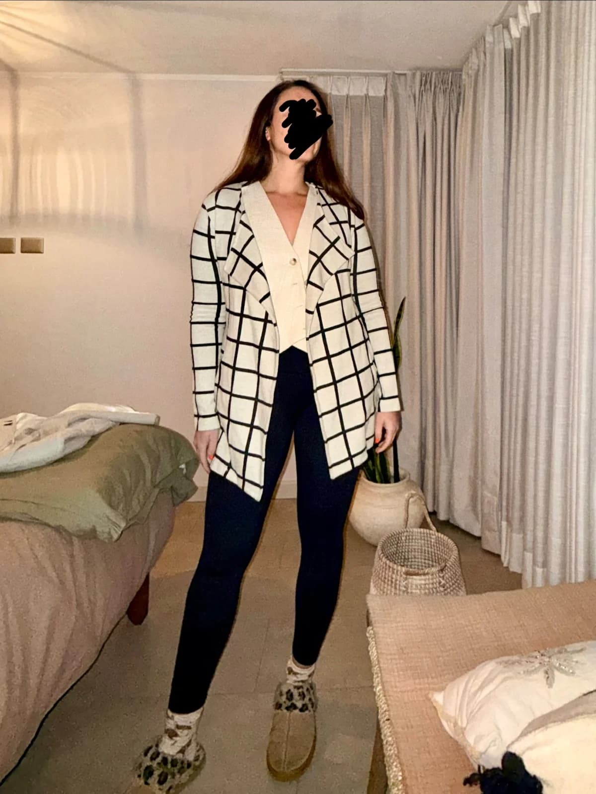 Usado por Caterina Contreras, Abrigo River Island, talla S