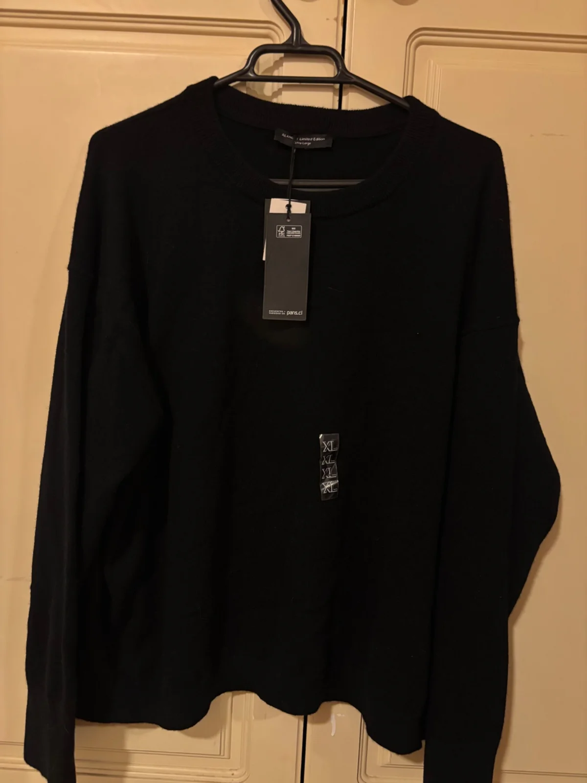 Usado por Antonia Poblete Ramadanovich, Sweater cachemira y lana, talla XL