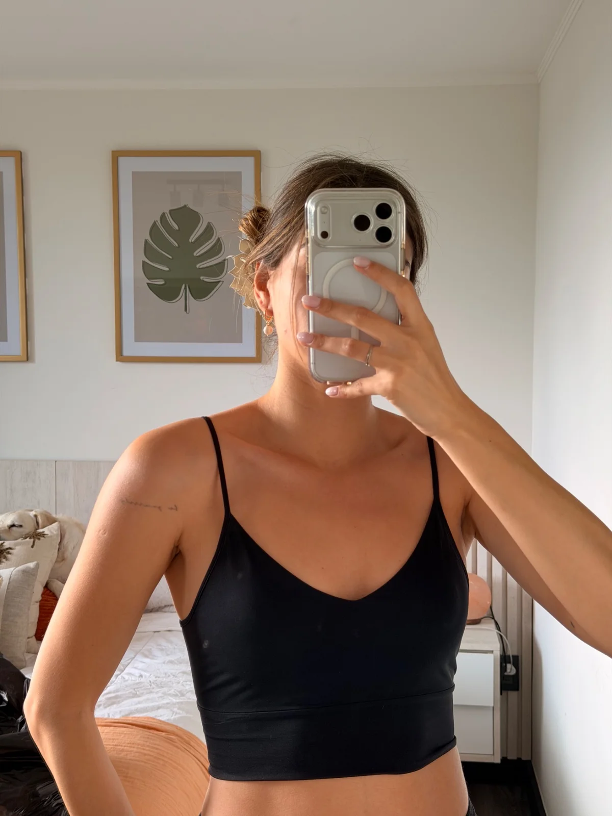 Usado por Paula Aguirre, Top elasticado, talla S