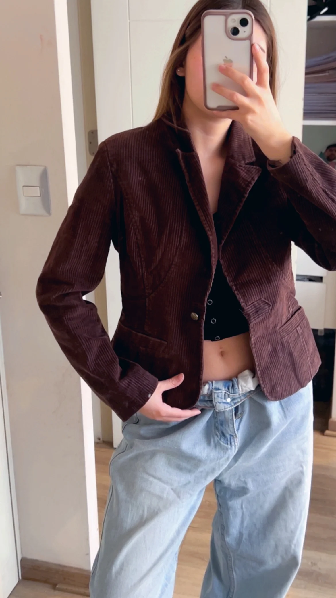 Chaqueta café — foto 1