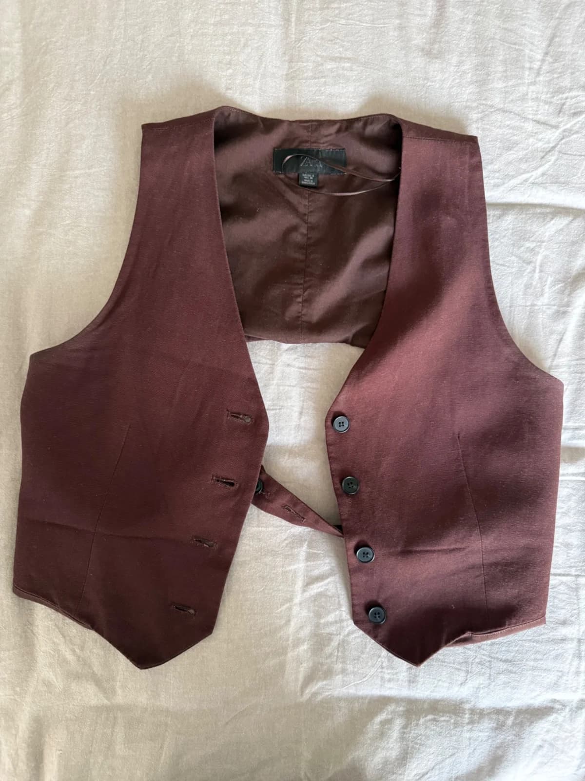 Usado por Sofía Reyes, Vest Chocolate, talla S