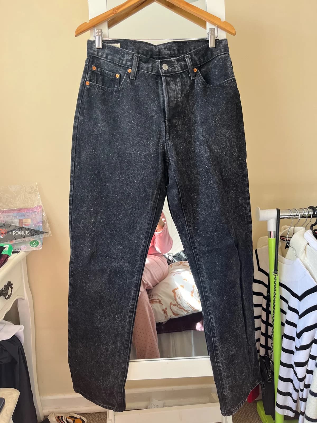 Levi’s 501 ’90s jeans negro acid wash W29 L32 — foto 1