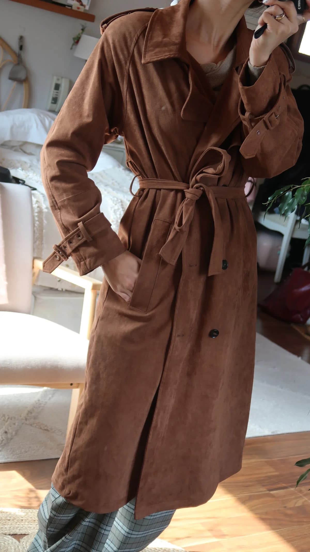 Trench eco cuero