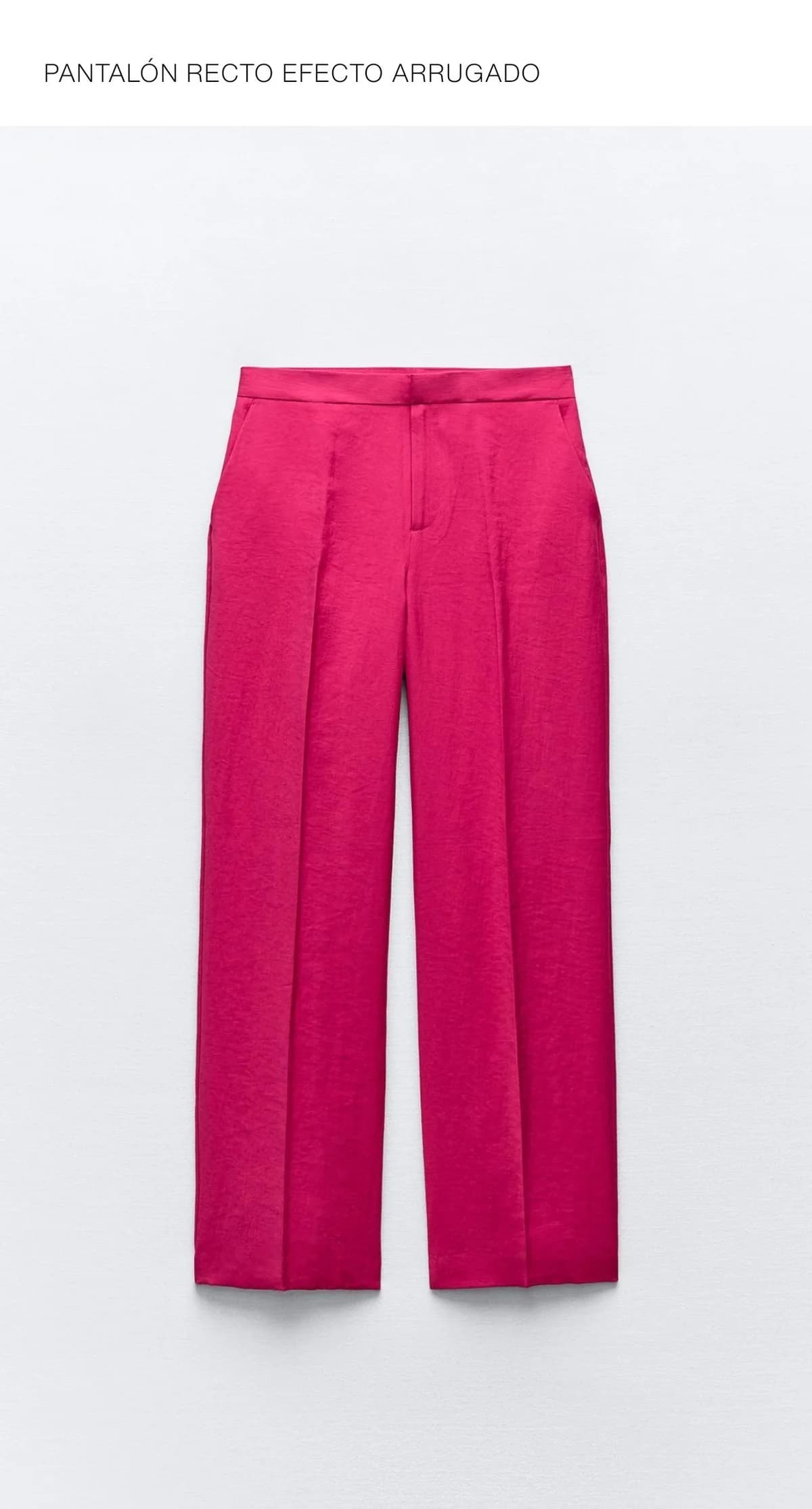 Usado por Camila Sánchez C., Pantalón Fucsia Zara, talla M