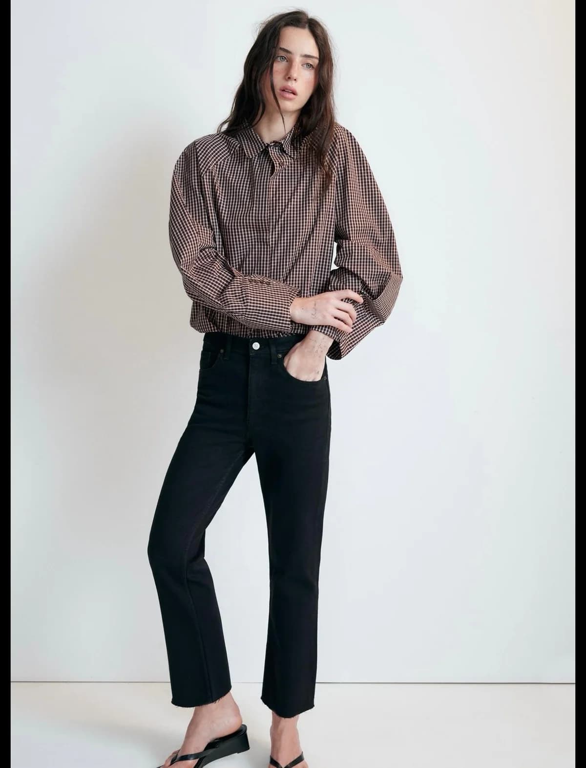 Jeans cropped flare jeans — foto 1
