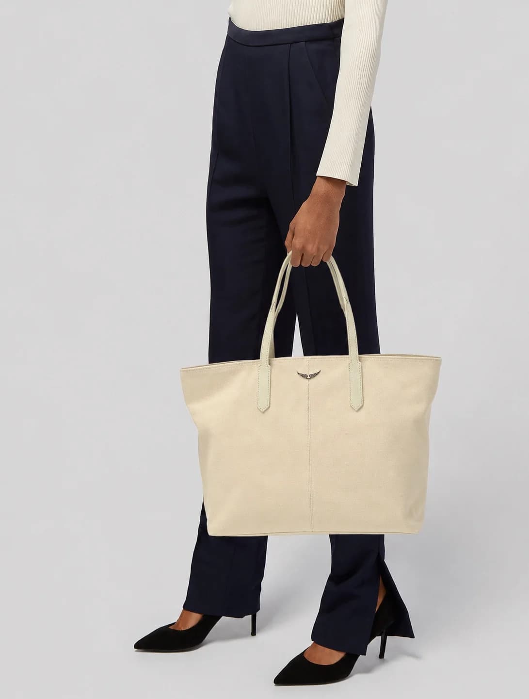 Usado por Antonella Roche perez, Tote zadig original nuevo, talla L