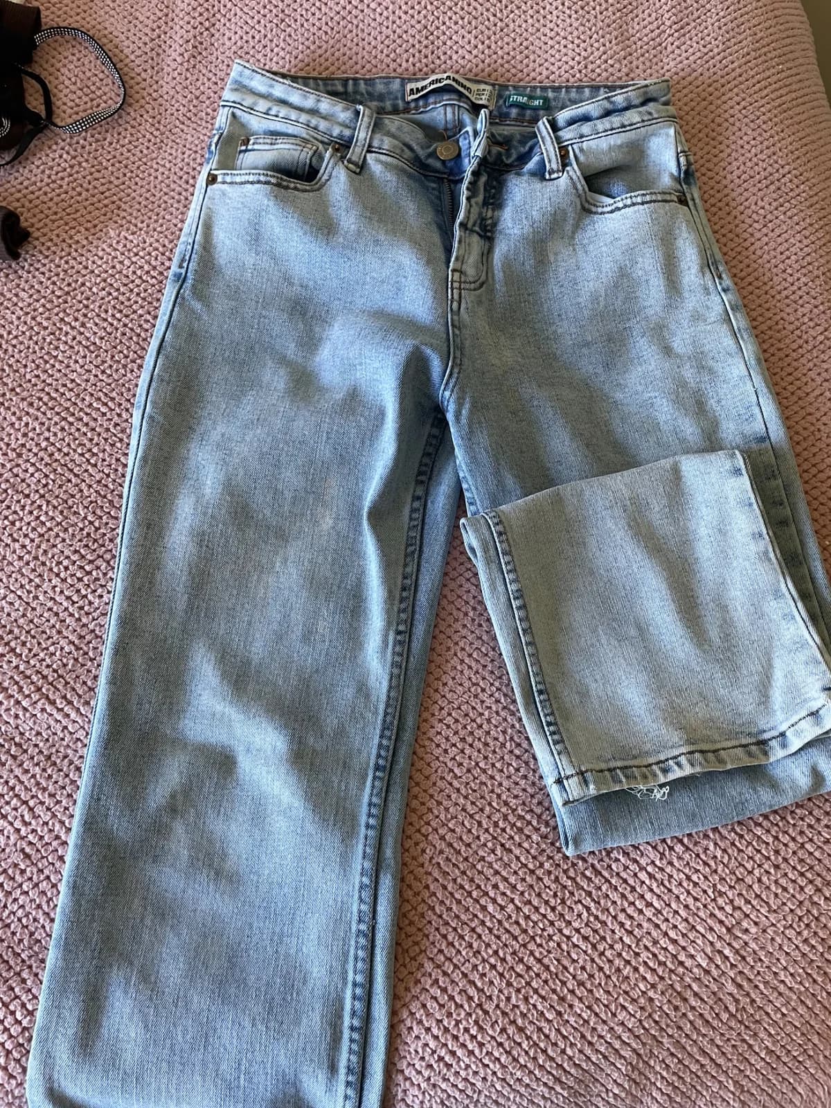 Usado por Maite González, Jeans azul clarito , talla 38