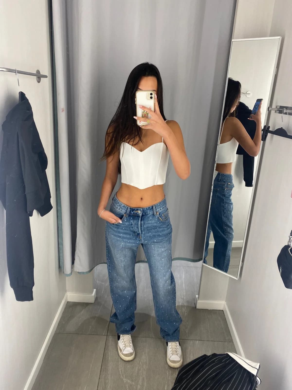 Jeans cristales