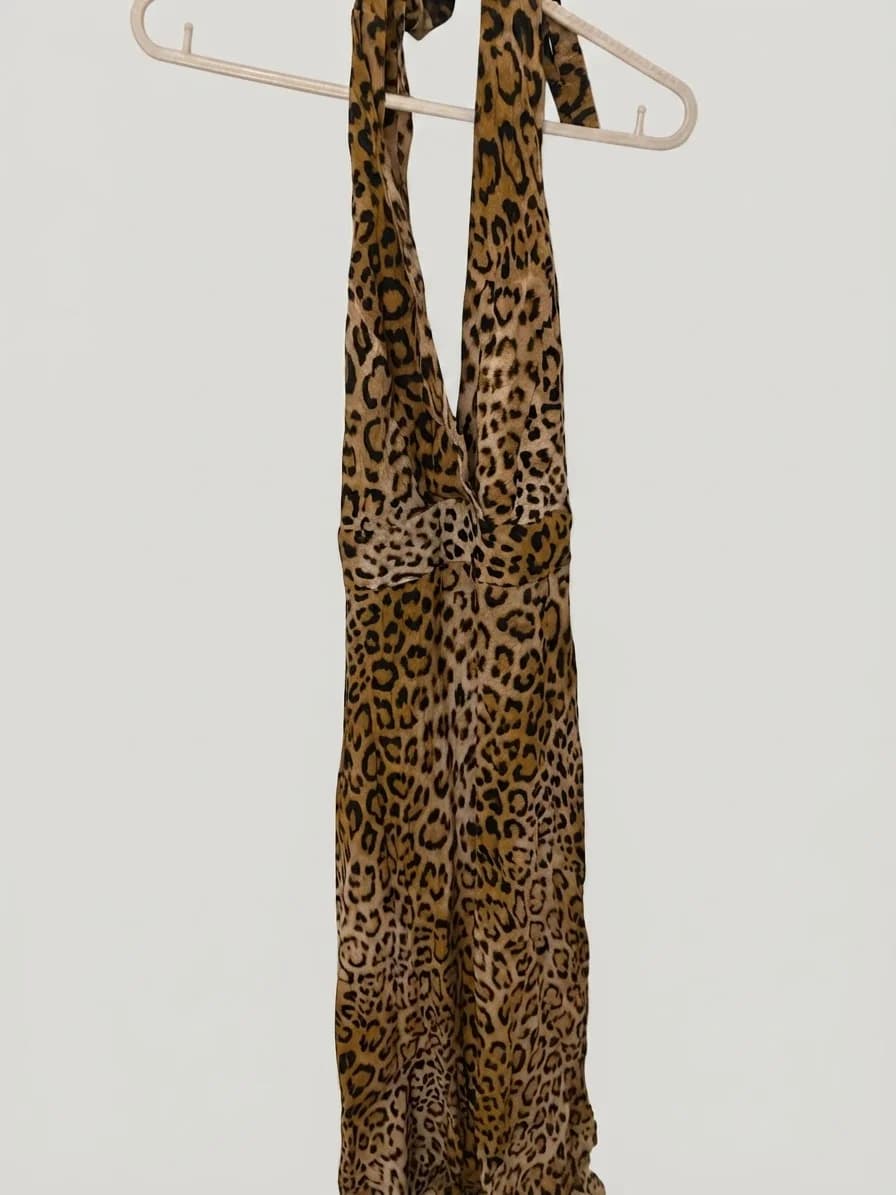 Usado por Florencia Sánchez, Vestido print Zara , talla Xs