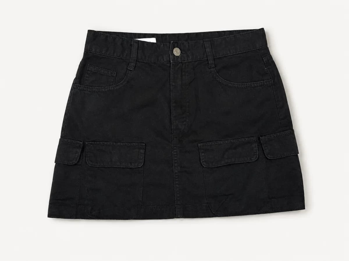Usado por Magdalena Fica, falda zara , talla XS