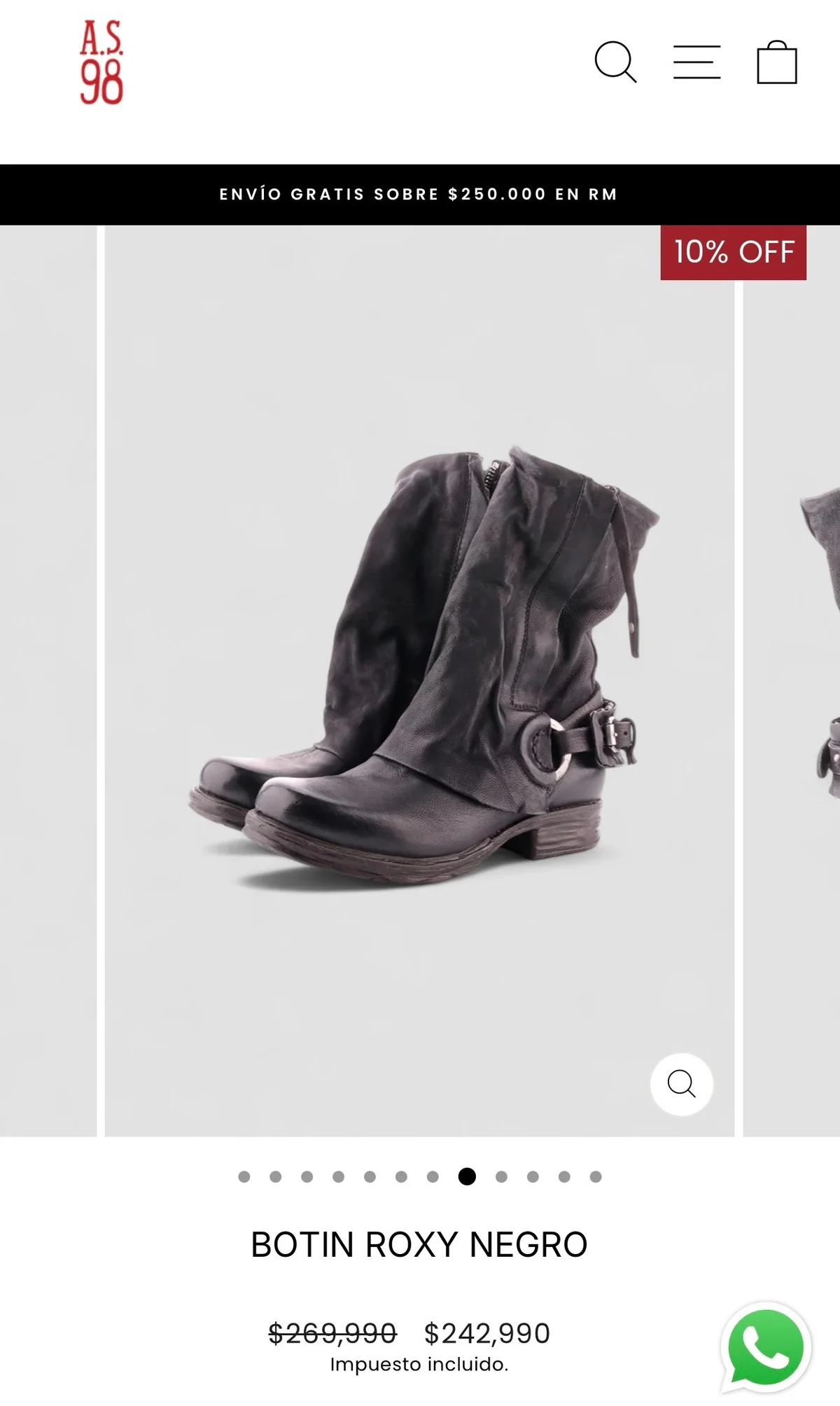 Vendo botas As 98 — foto 1