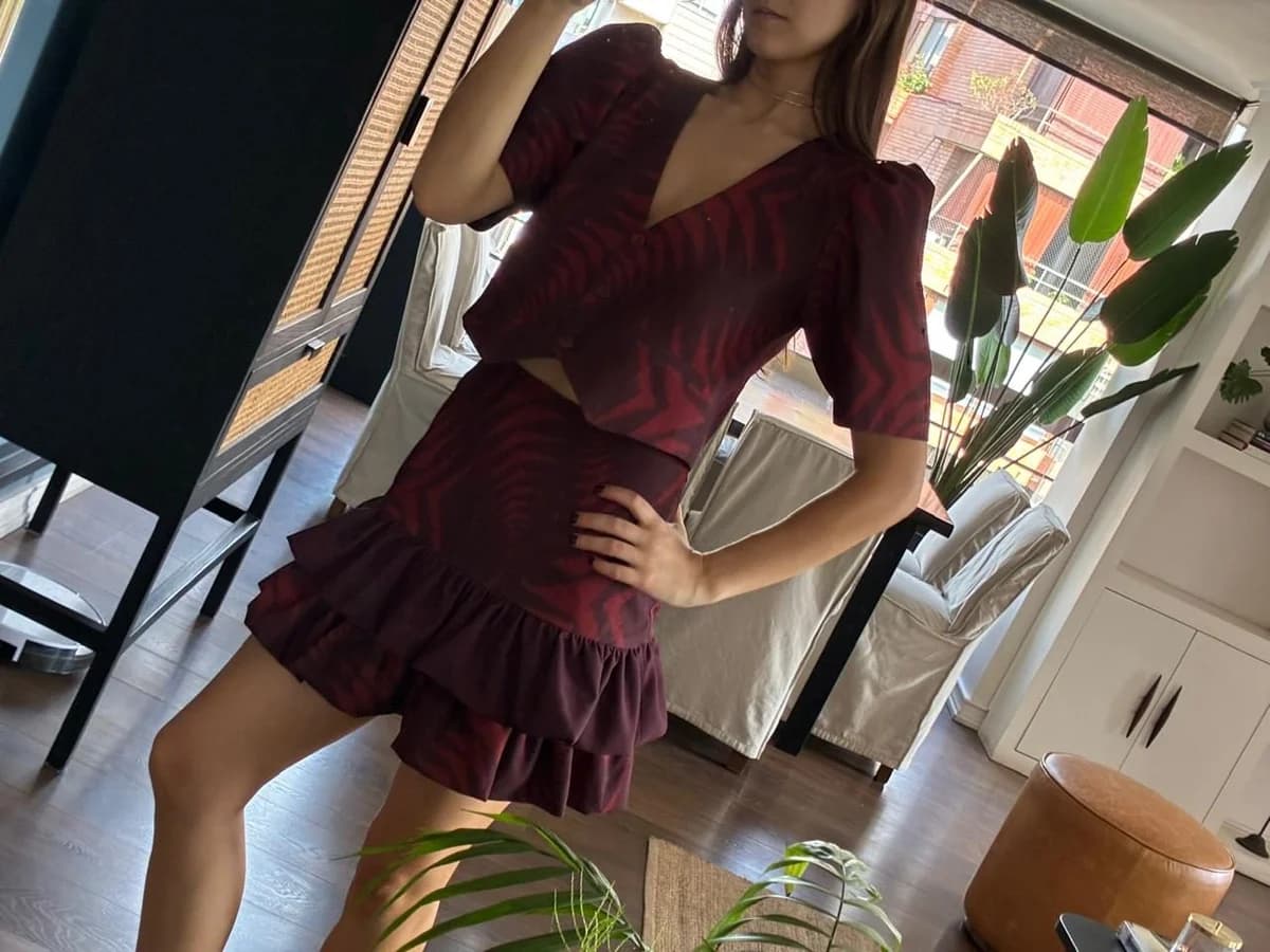 Usado por Sofia Mackenna, Conjunto Fran Larrain x Basement, talla M