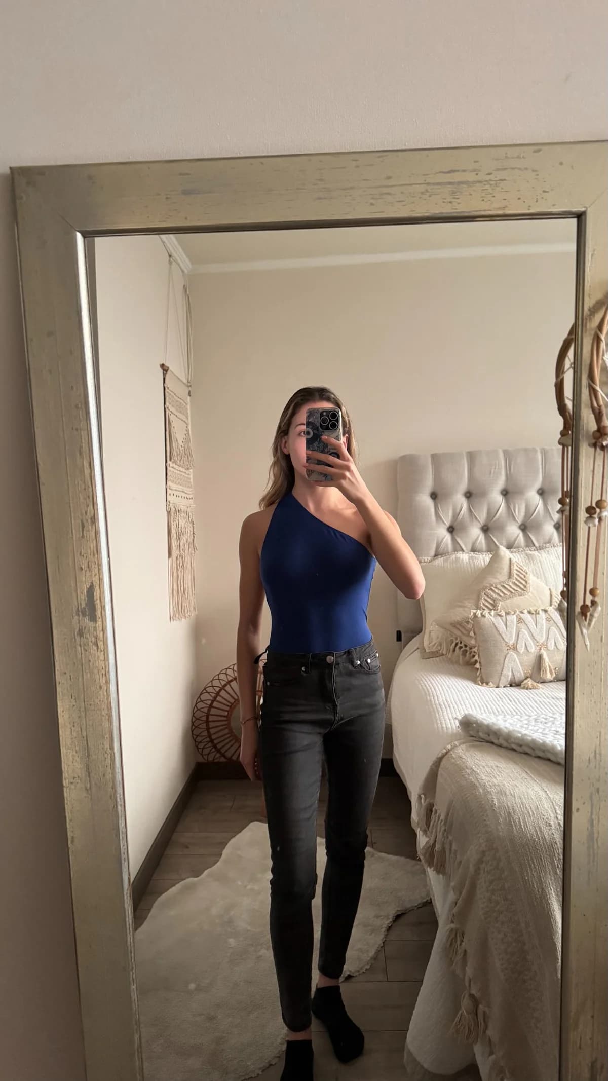 Usado por Claudia, Body azul, talla S