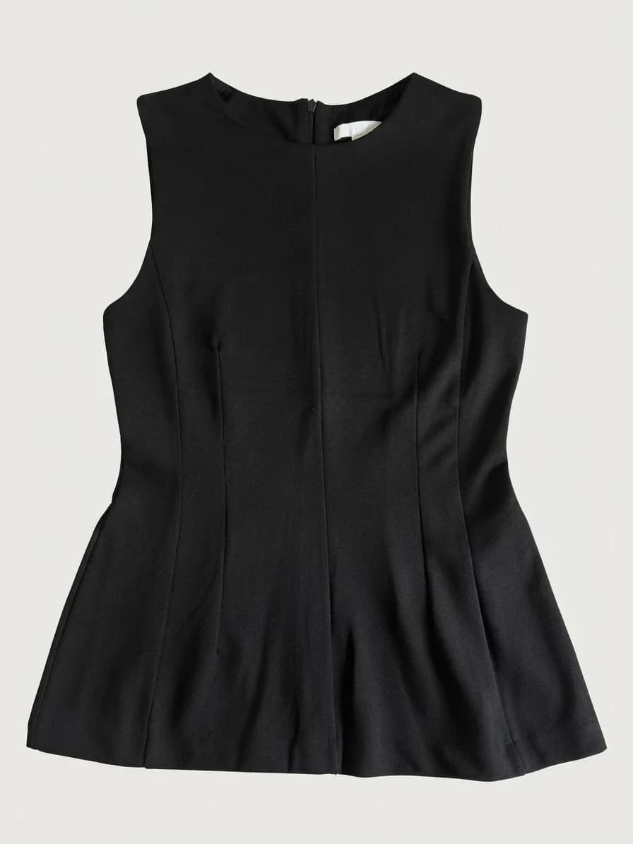 Usado por elisa foster, Polera negra , talla S