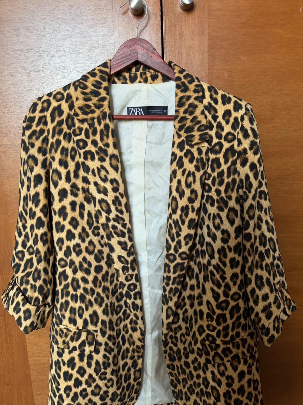 Blazer Zara Animal Print — foto 1