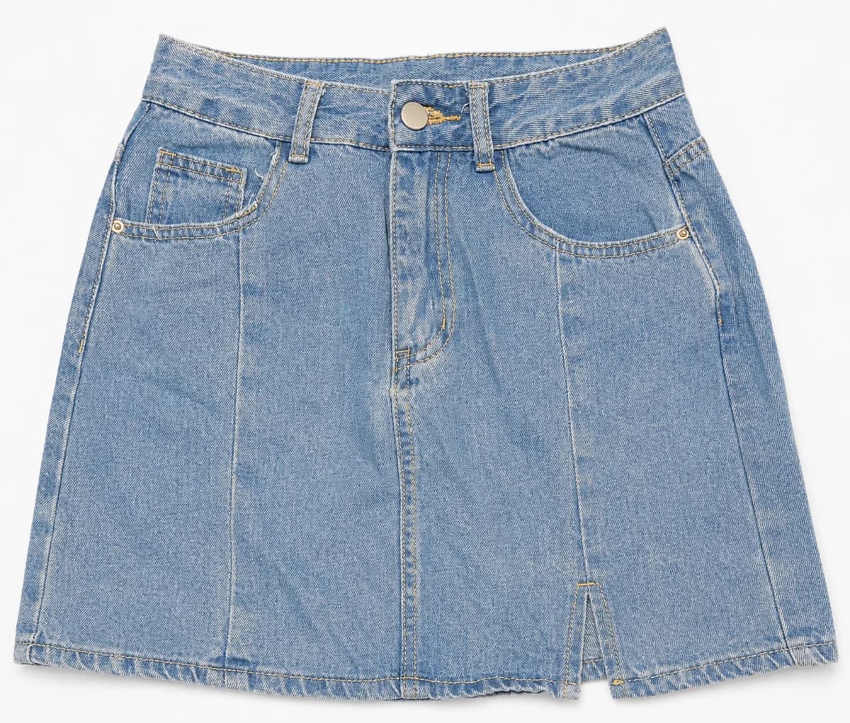 Usado por Sofía Pozas, Minifalda de mezclilla, talla S