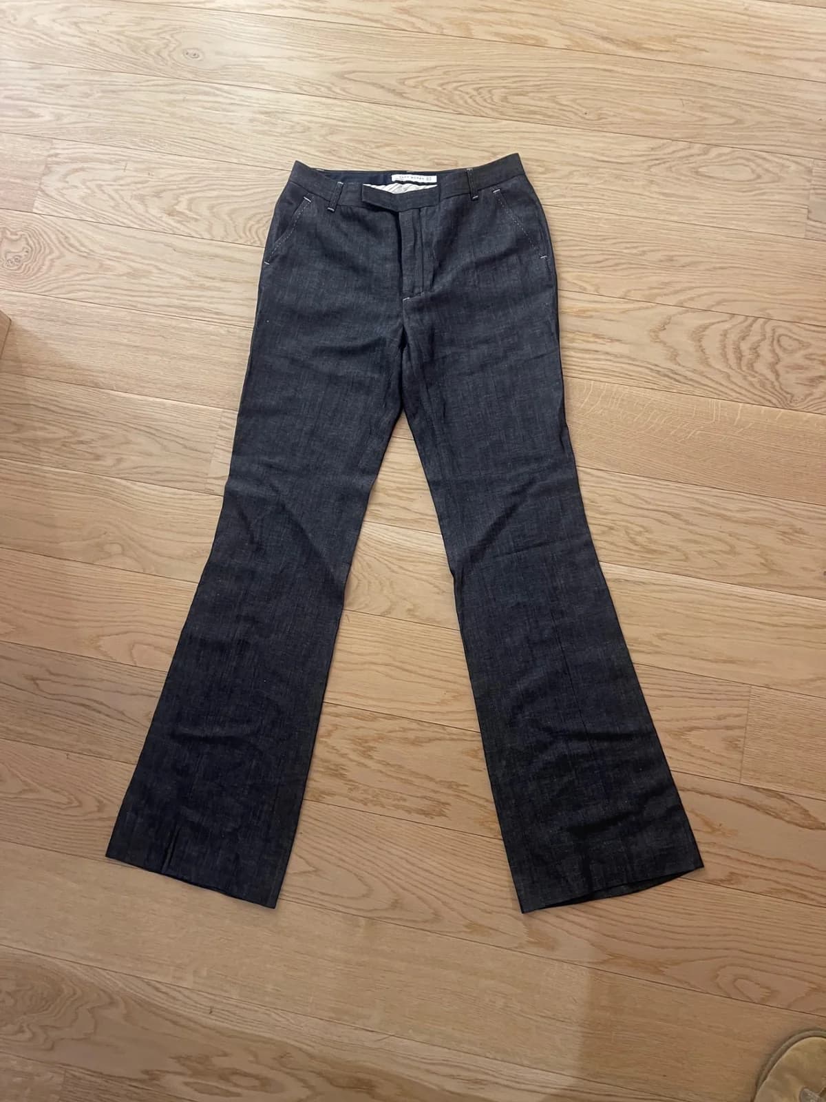 Usado por Francisca Engel, Pantalones Pata de Elefante, talla 40