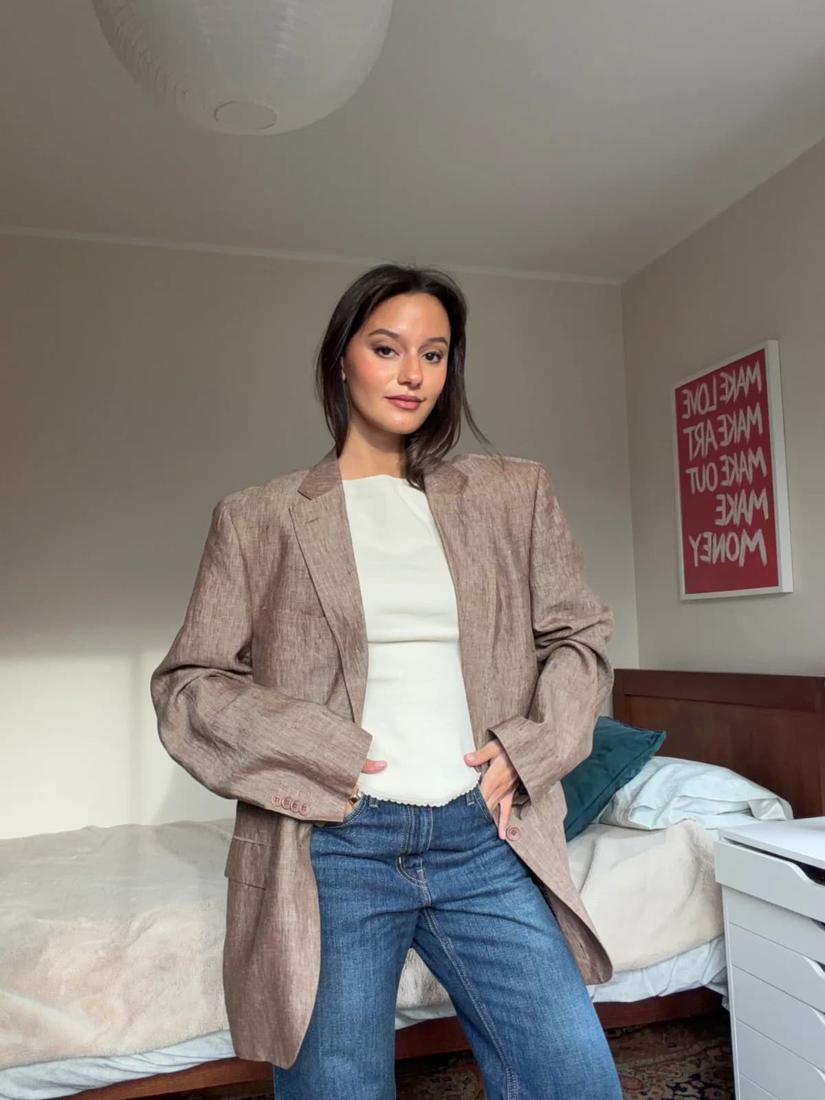 Blazer vintage lino