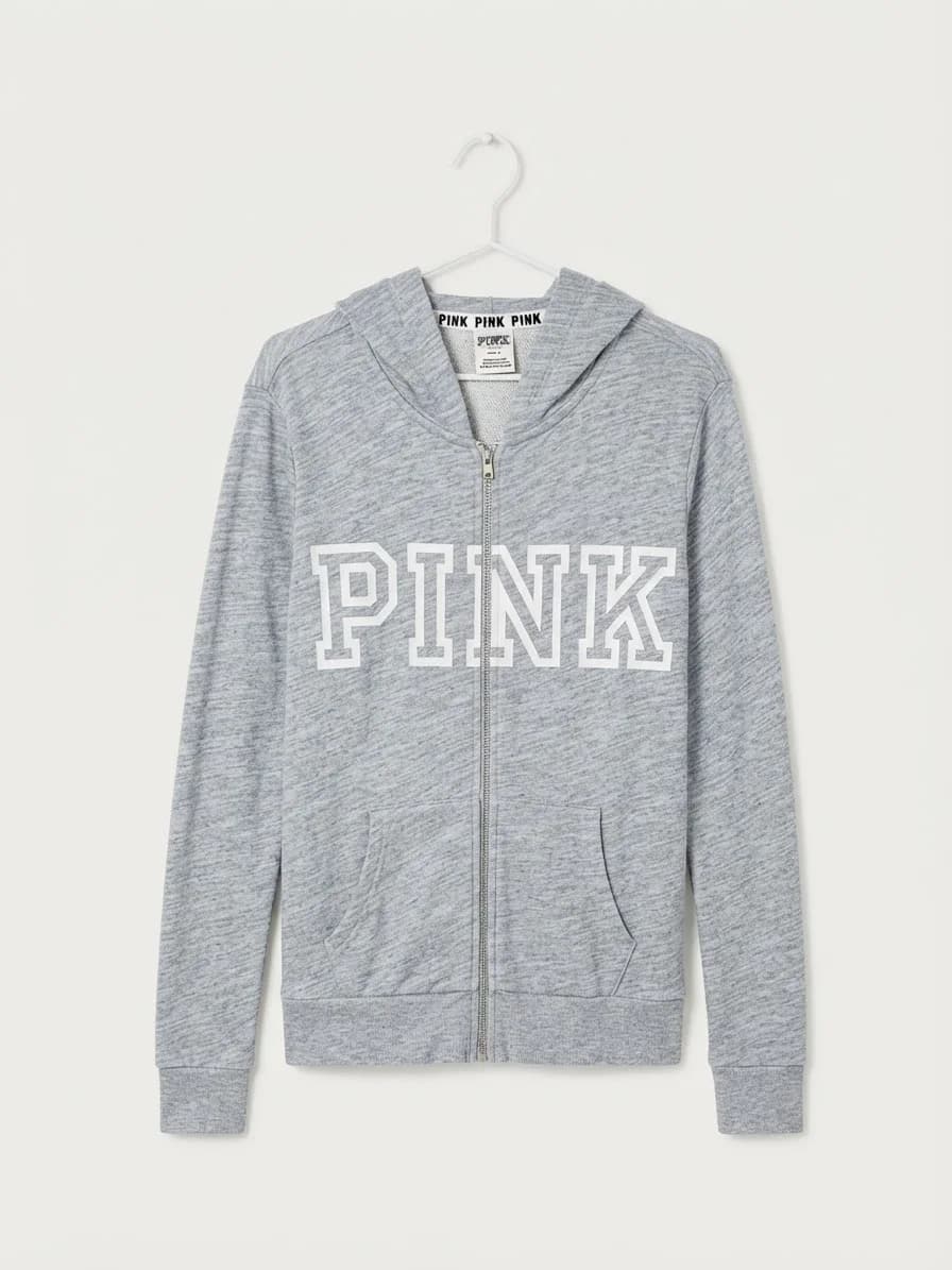 Usado por Amanda Wilson, Poleron Pink VS, talla S-M