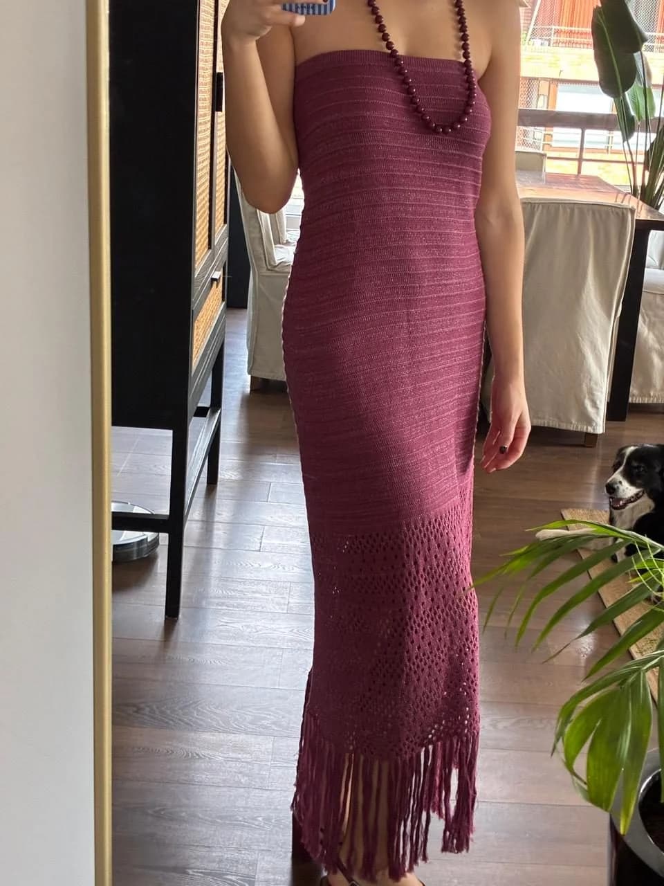 Usado por Sofia Mackenna, Vestido Tejido , talla M