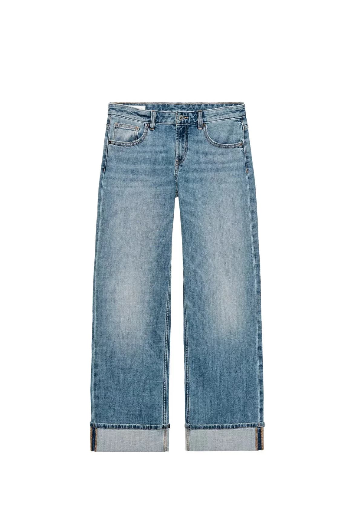 Usado por Pia Proschle, Jeans Tiro Bajo , talla 36