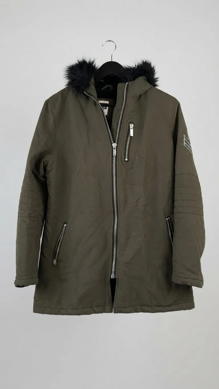 Chaqueta estilo militar forrada