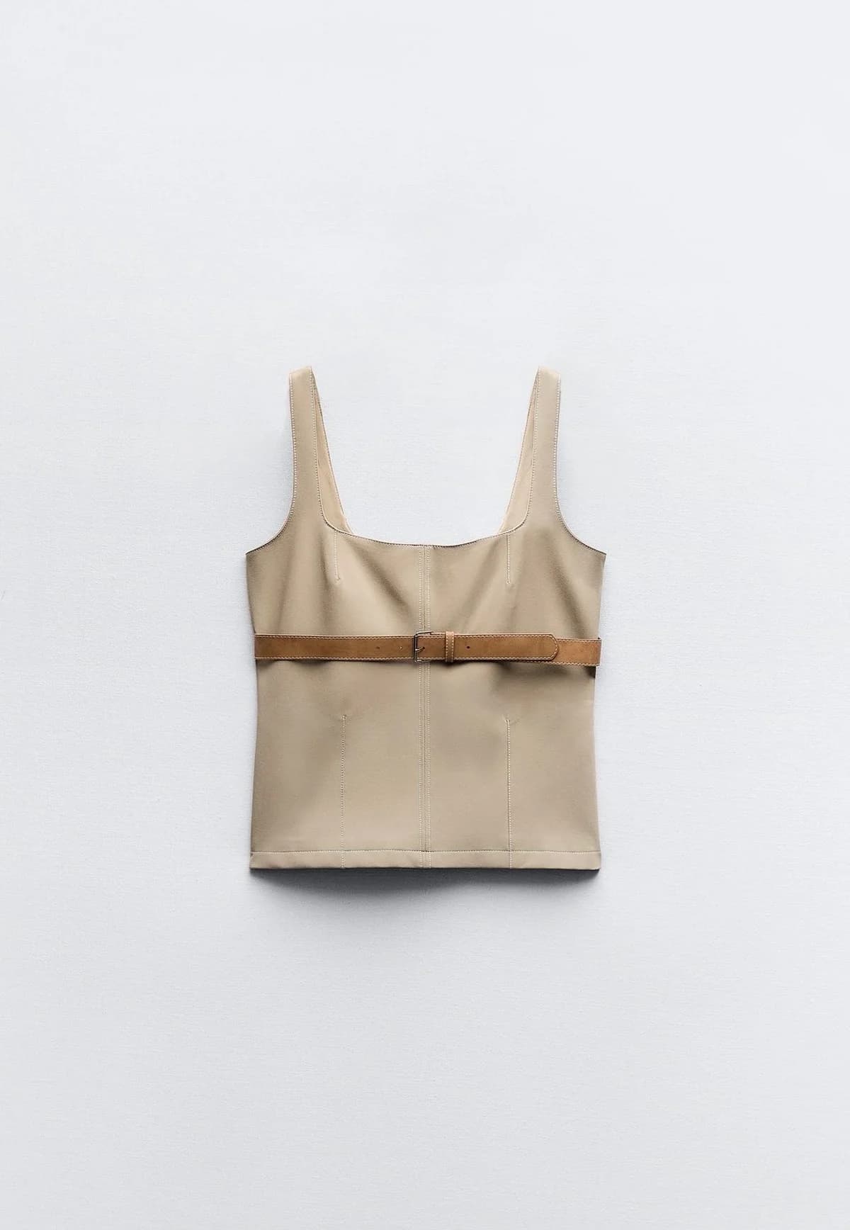 Usado por Camila Catalán Ulloa, Polera cinturón , talla XS