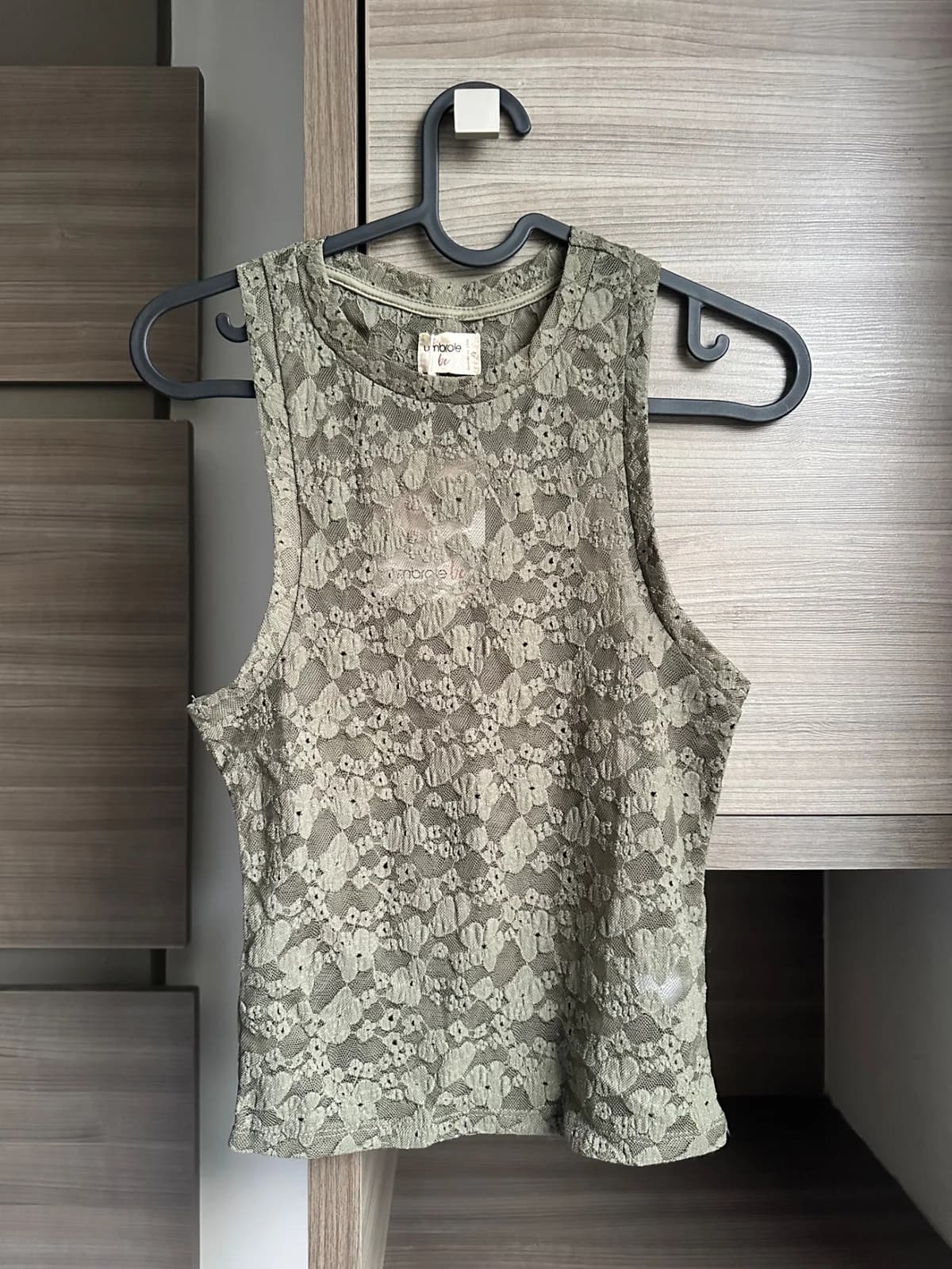 Top Encaje Verde — foto 1