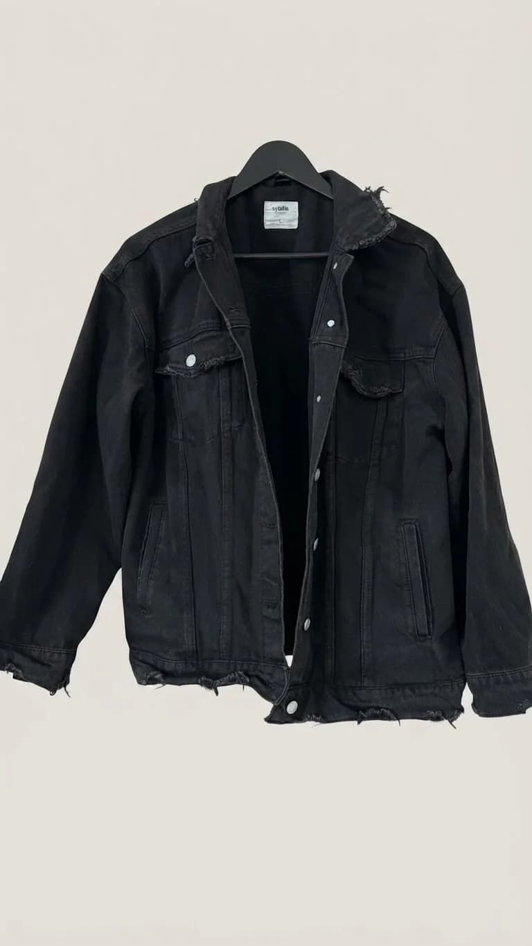Chaqueta mezclilla oversize