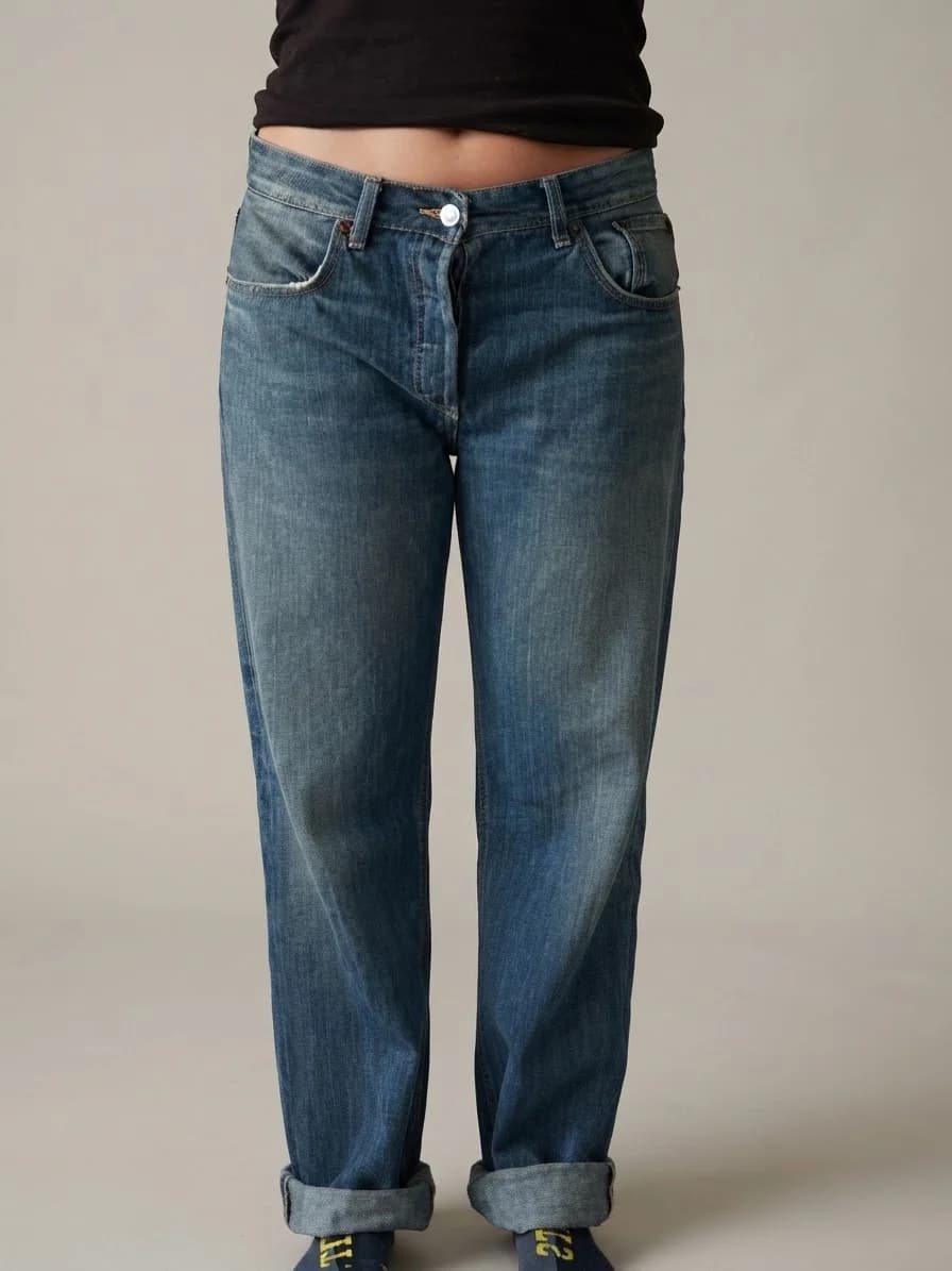 Jeans Zara tiro medio — foto 1