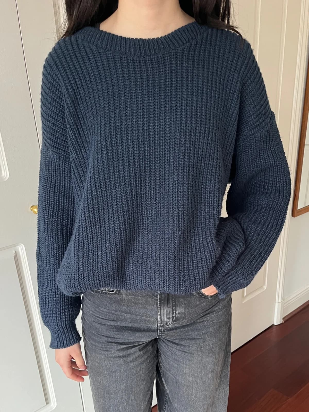 Sweater Azul 100% Lana
