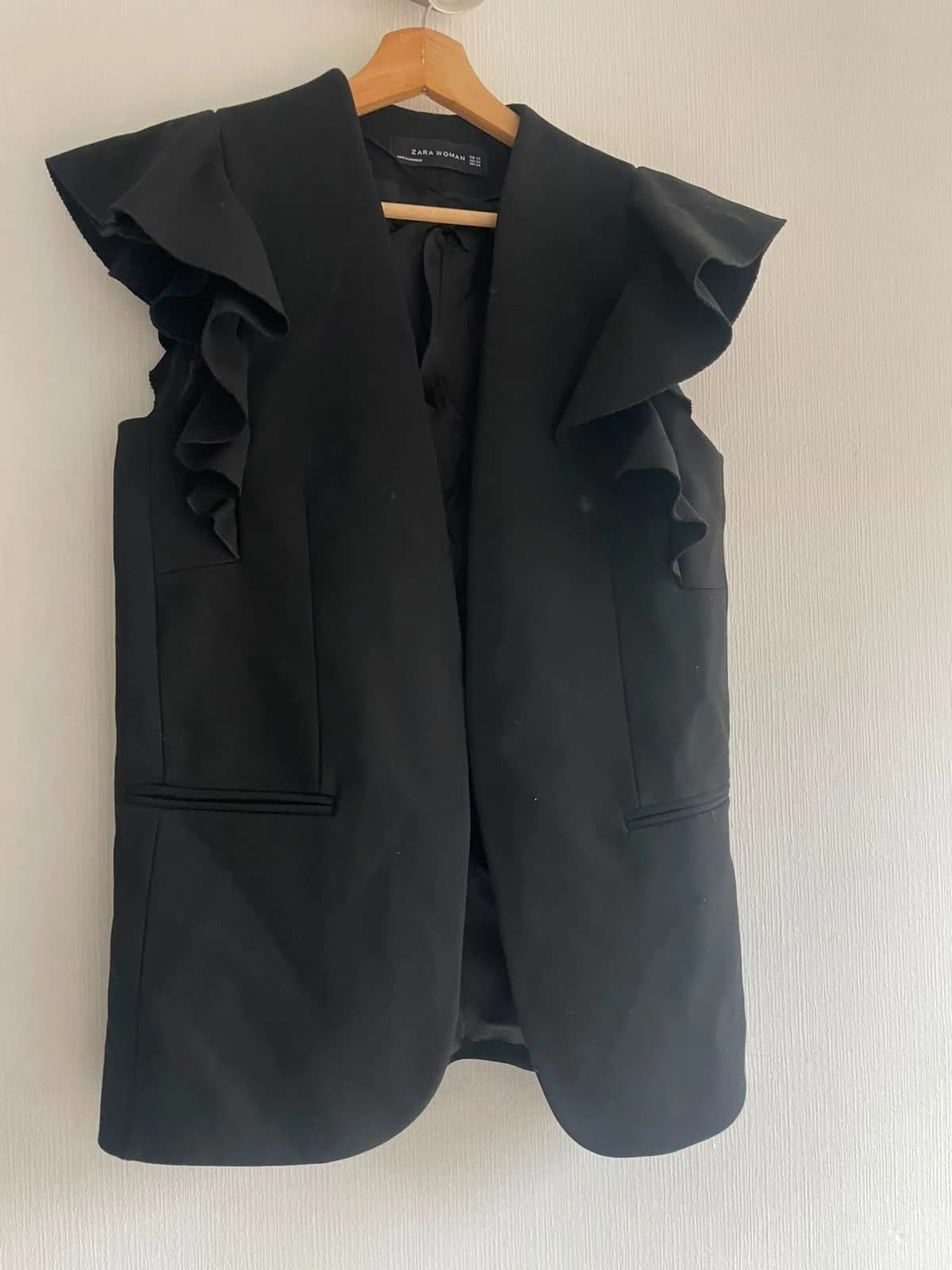 Blazer sin manga Zara
