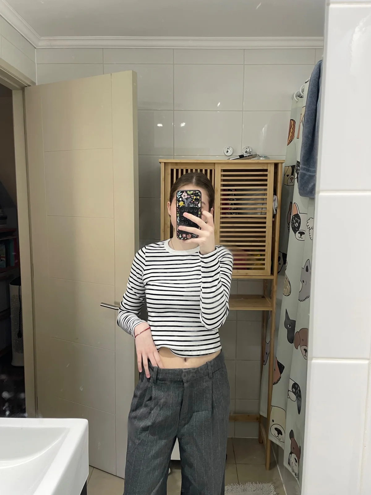 Usado por Maite González, pantalones sastreros, talla 36/S