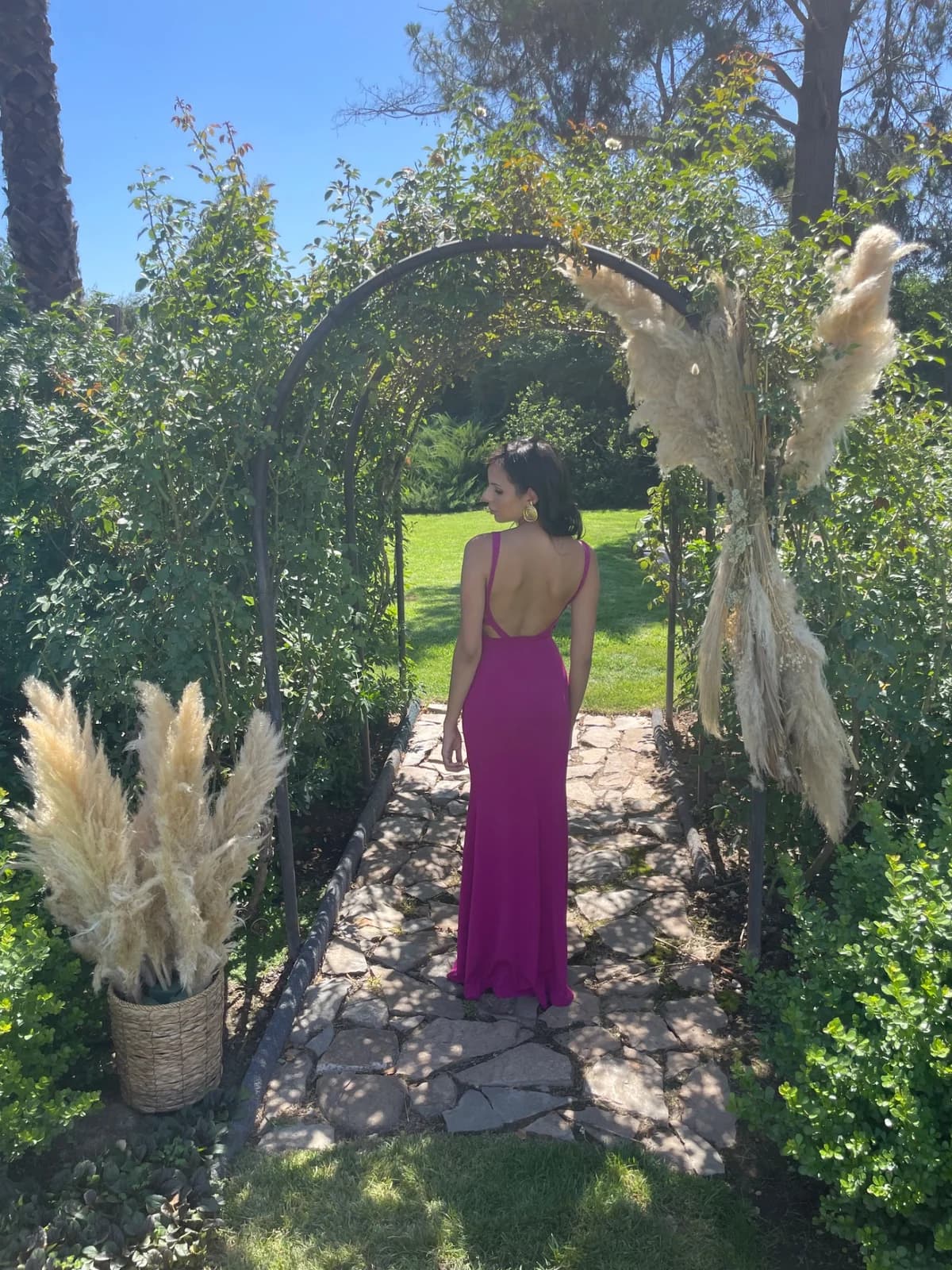 Usado por Diana Jimenez, Vestido de fiesta, talla Xs