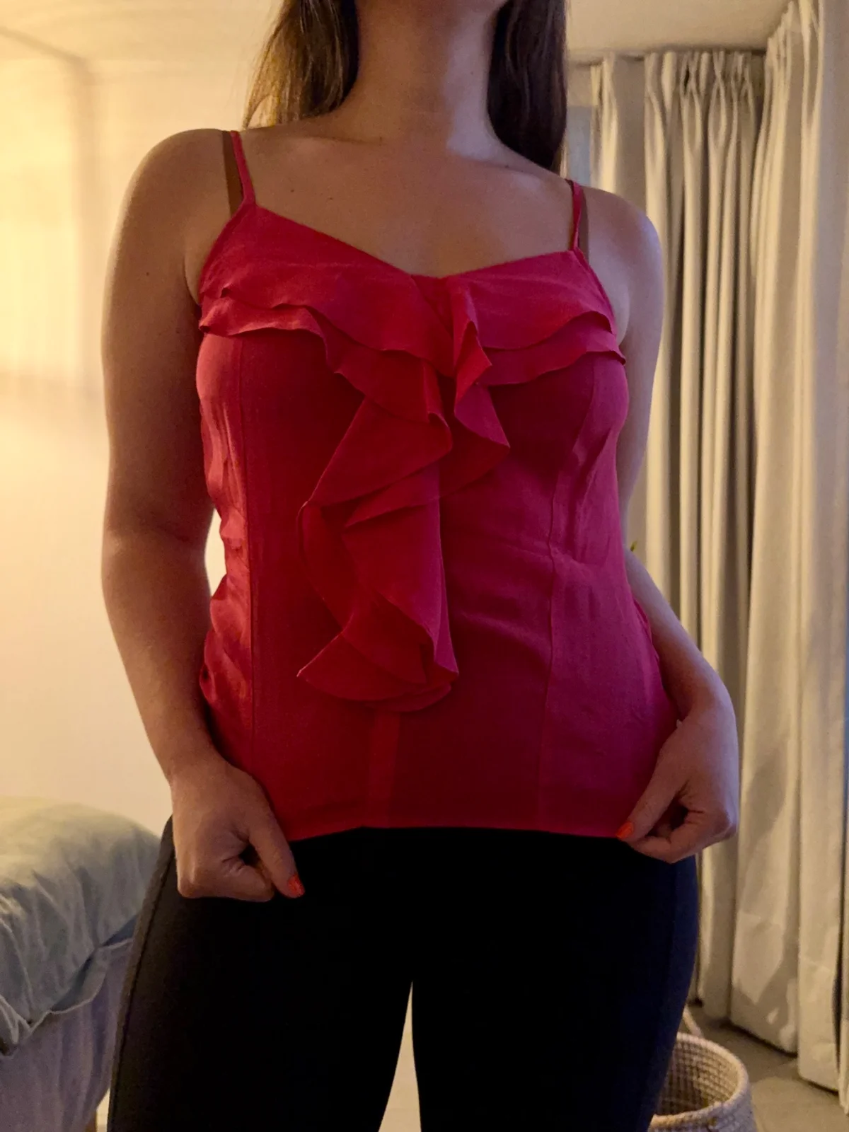 Usado por Caterina Contreras, Blusa Urban Outfitters, talla S