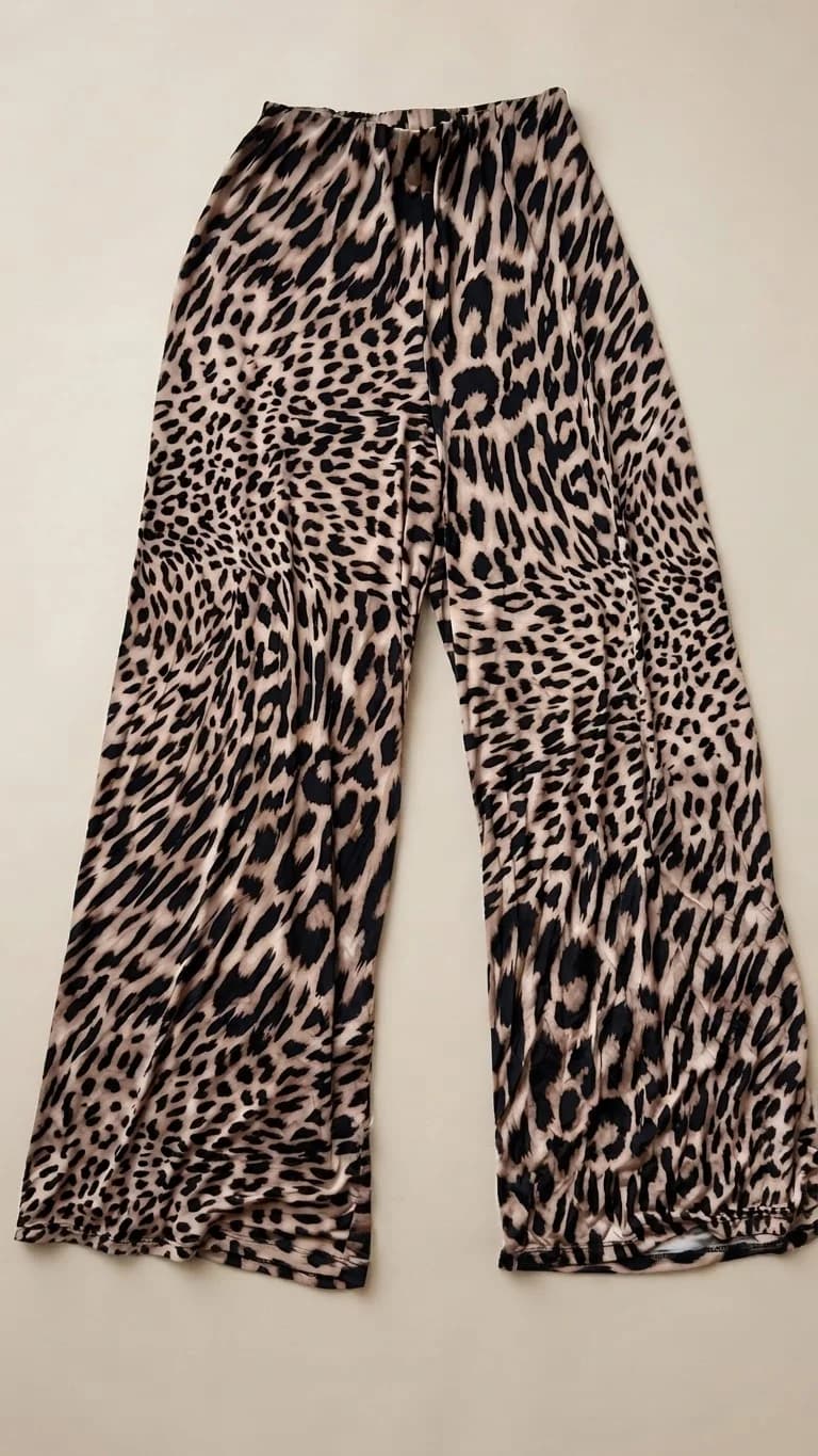 Usado por Catherina Cáceres Urrutia , Pantalón tipo calza animal print , talla S/M