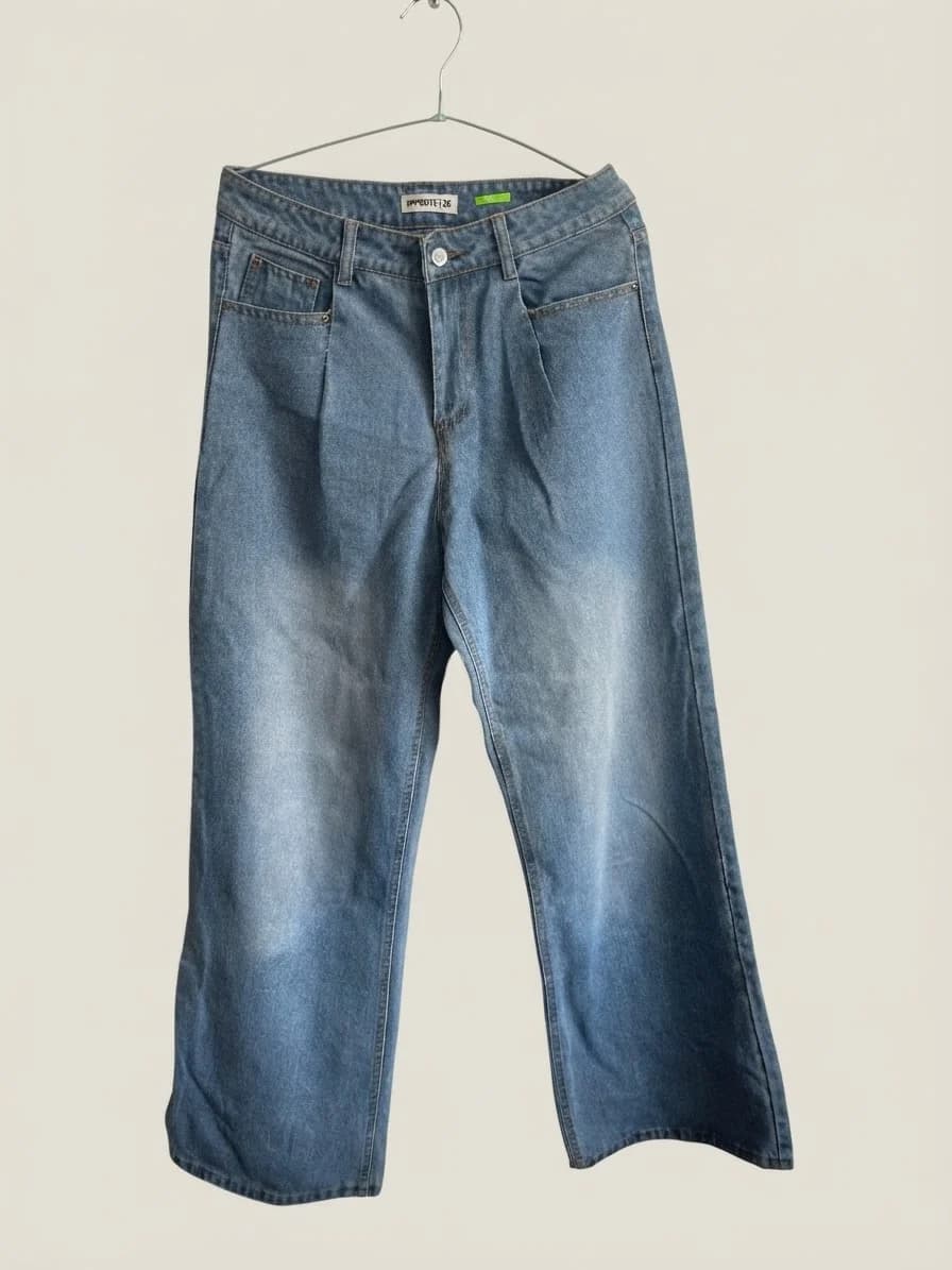 Jeans wide baloon pinzas delanteras — foto 1
