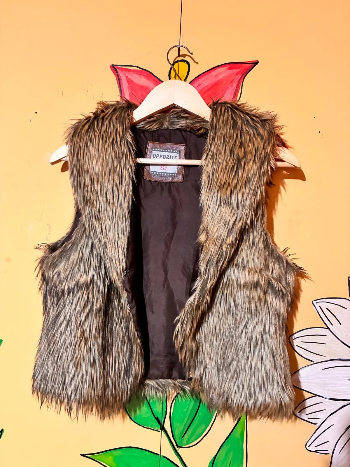 Chaqueta Efecto Pelo sin Mangas — foto 1