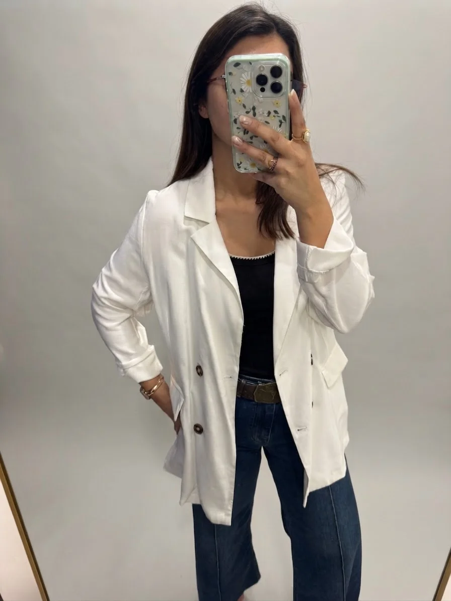 Blazer blanco Jacinta tienda — foto 1