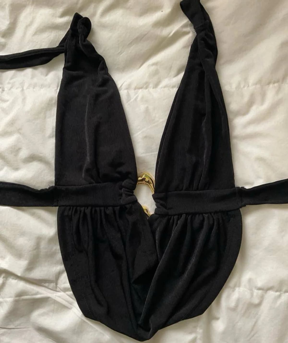 Usado por María José Naranjo, Top Fiesta negro , talla XS