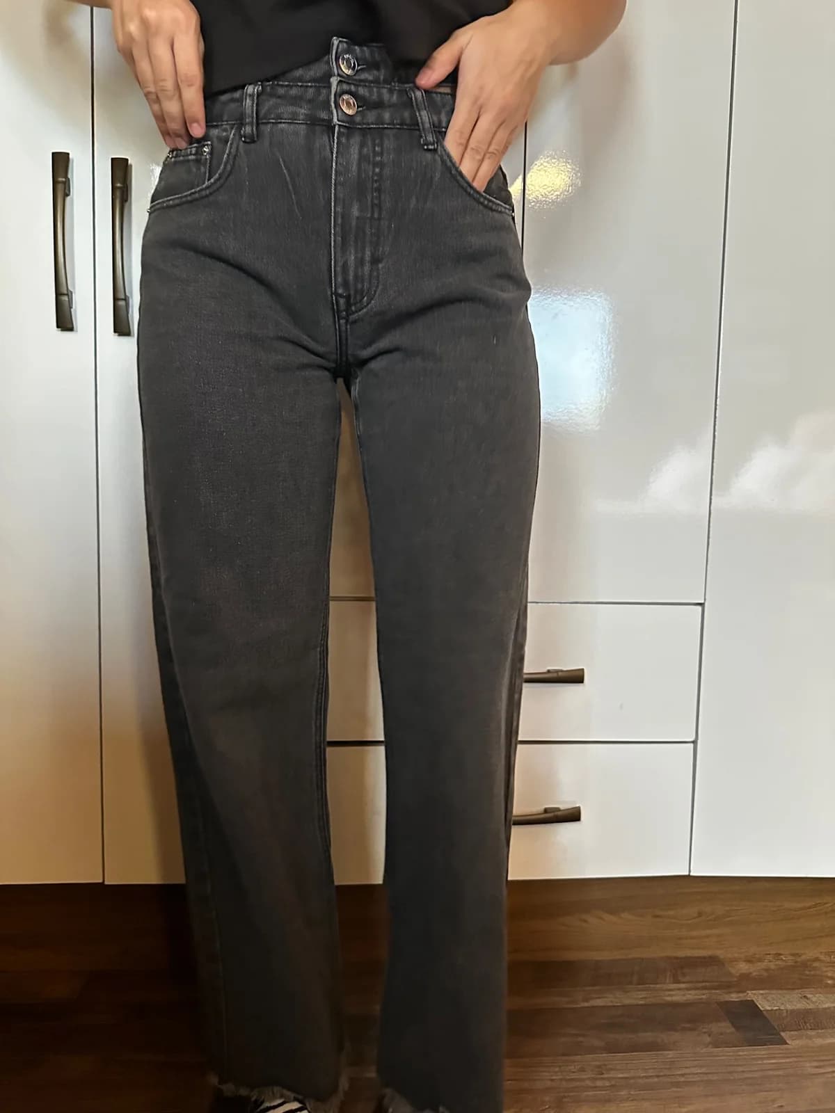 Usado por Florencia Mieres, Jeans Sybilla Wide Leg, talla 36