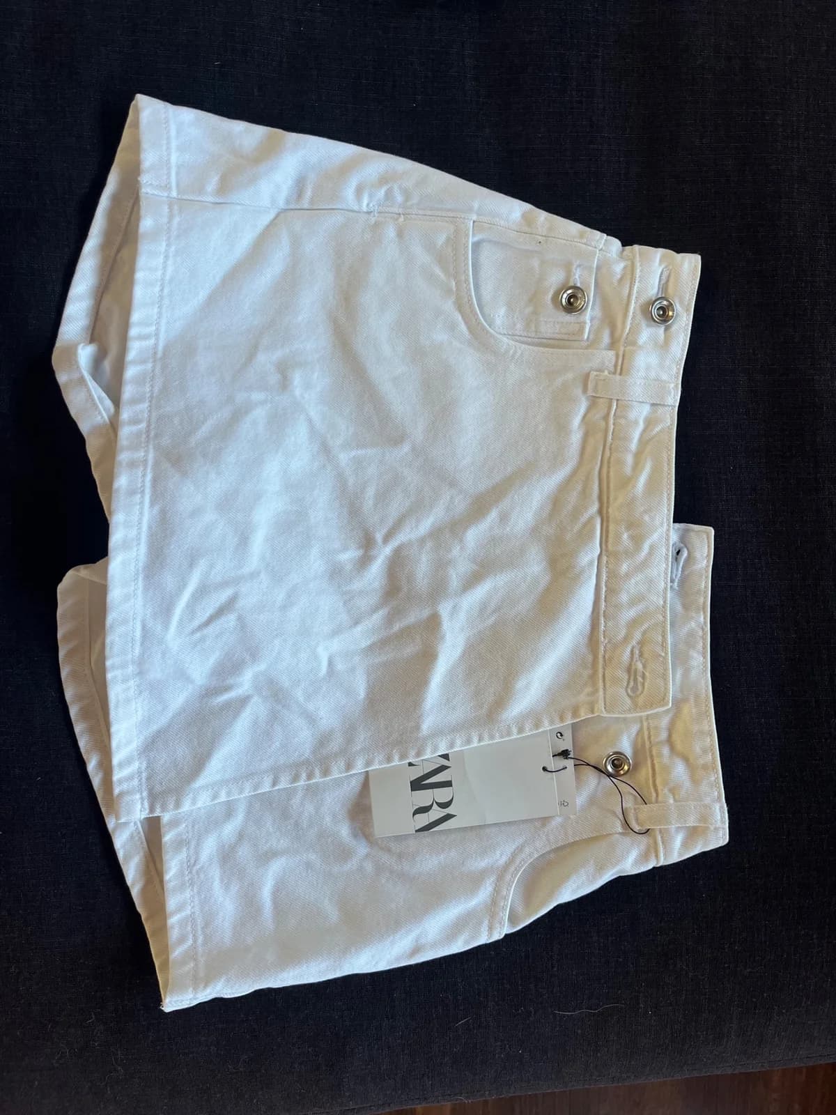 Usado por elisa silva, Pollera short zara, talla S