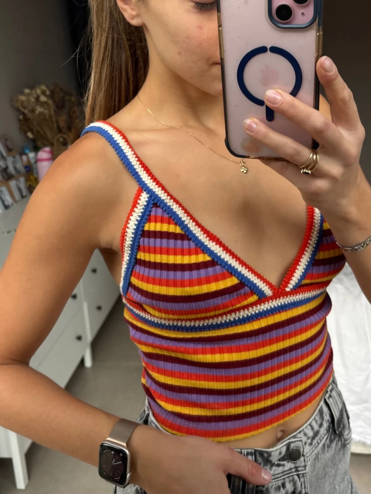 Top zara rayas — foto 1