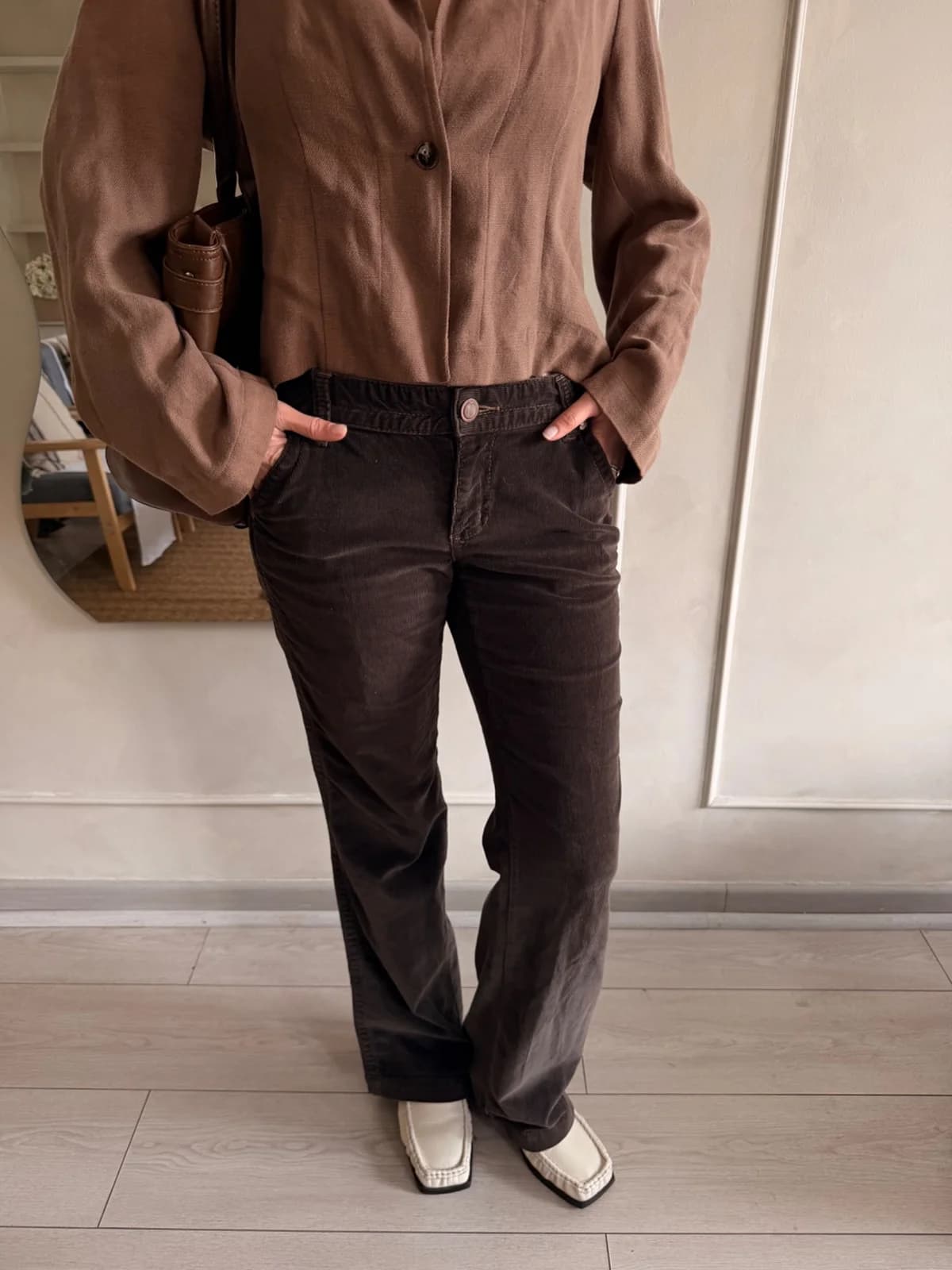Pantalones Cotelé Old Navy Low Waist — foto 1