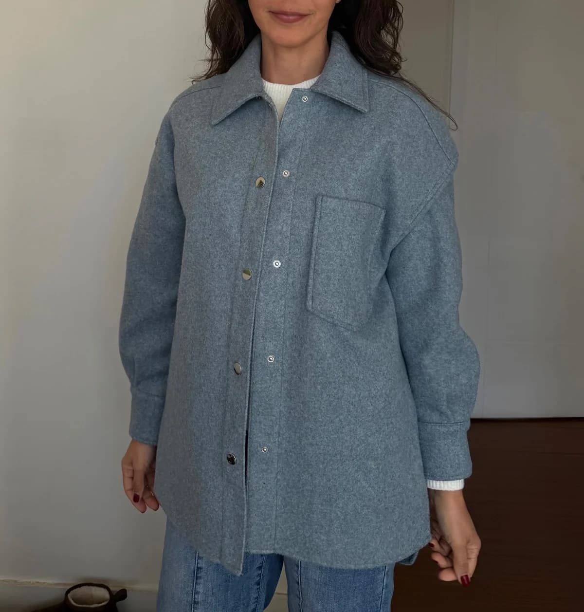 Chaquetón celeste