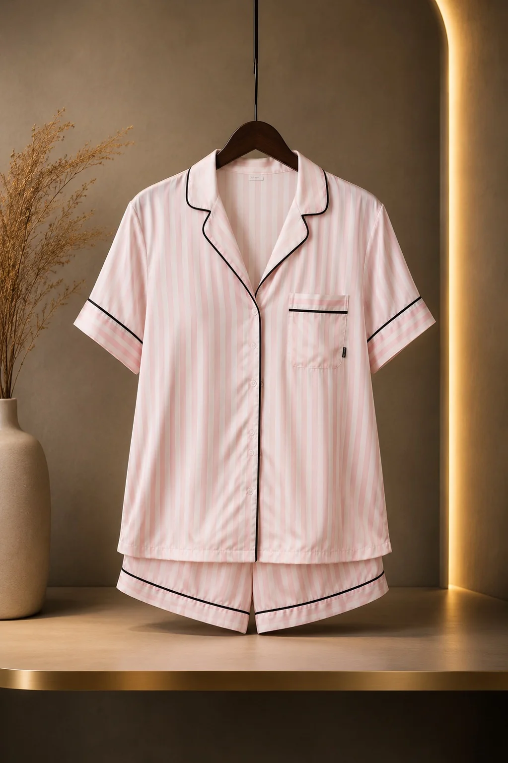 Usado por Darly Salazar prado , Pijama satén Victoria Secret , talla M
