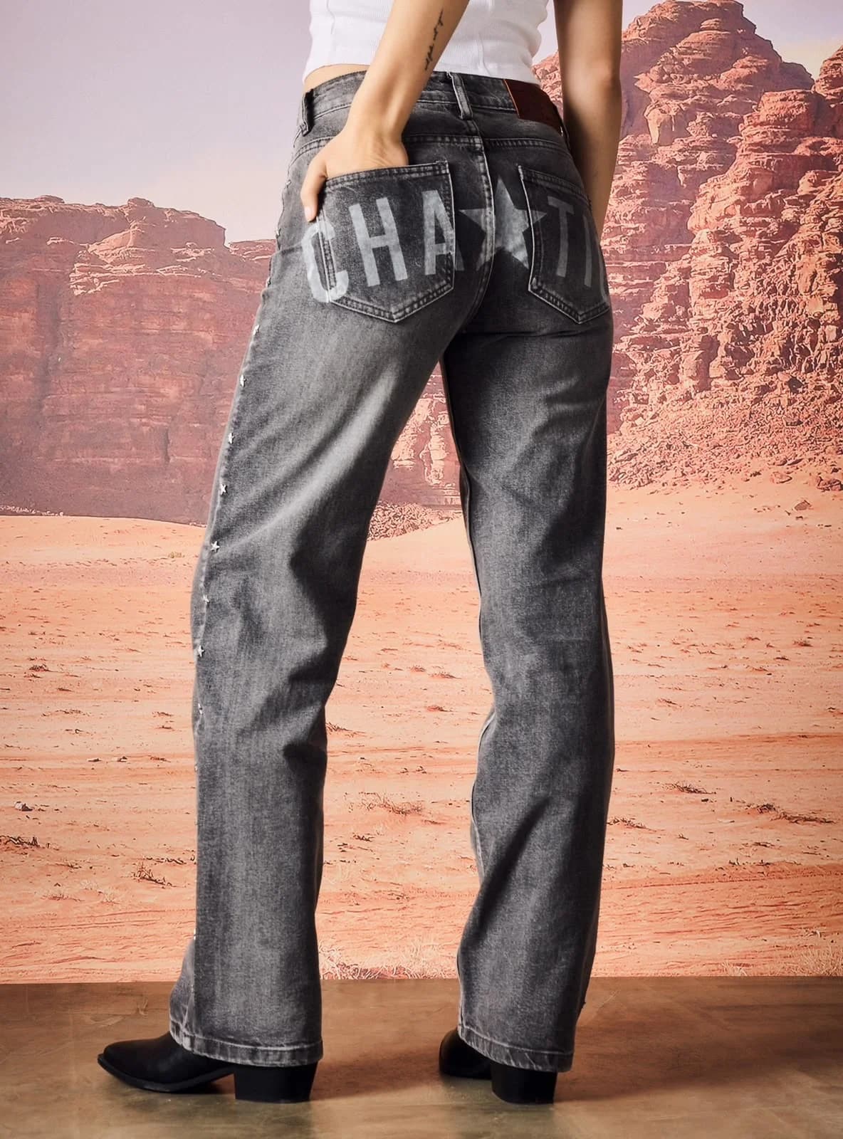 Jeans gris lavado Opposite x Studio 95 (42)
