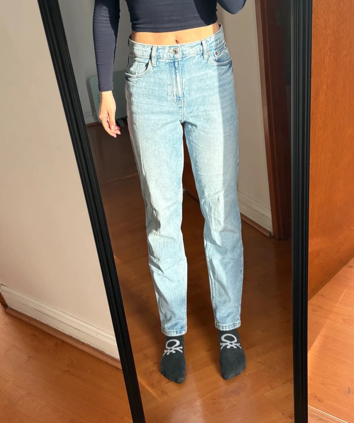 Mom Jeans Mid Rise
