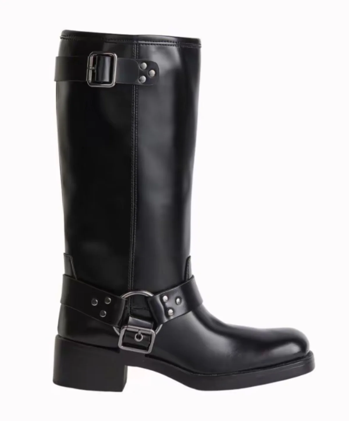 Usado por Camila, Biker boots, talla 38