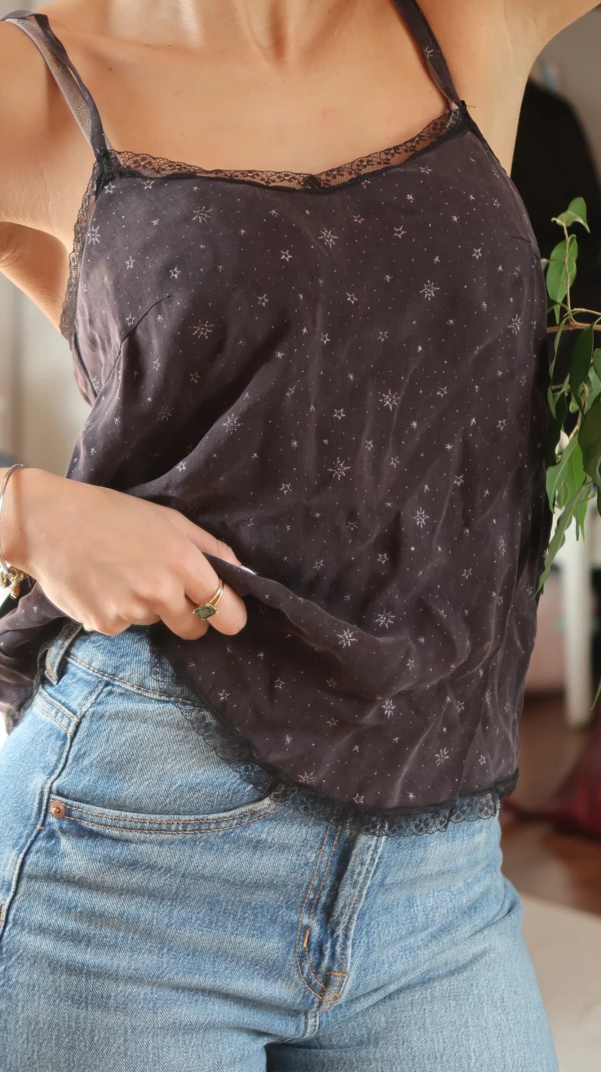Usado por Elisa becerra , Top lencero , talla XS